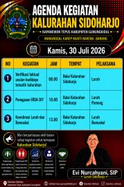 AGENDA 30 JULI 2026